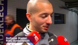 Sofiane Hanni après Anderlecht - Standard (0-0)