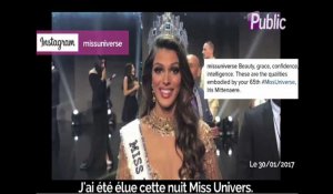 Vidéo : Iris Mittenaere : "C'est fou ! Je n'arrive pas à y croire, je suis Miss Univers ! "
