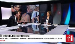 C. Estrosi: «Si vous me demandez si François Fillon fait une campagne normale, je vous dirais non»