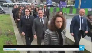François Hollande en banlieue pour jouer la carte de l'apaisement