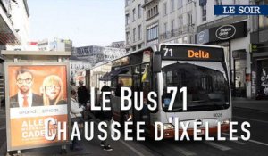Opération mobilité : Le bus 71 Chaussée DIxelles