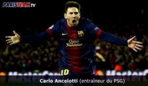 Carlo Ancelotti parle du Barca en conférence de presse