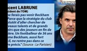 Info Chrono : Labrune parle de Beckham