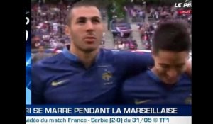 Zap Info : Nasri se marre pendant l'hymne