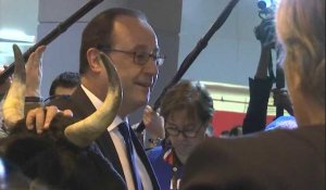 François Hollande inaugure le Salon de l'agriculture pour la dernière fois de son mandat