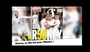 Rooney meilleur buteur de l'histoire de l'Angleterre !
