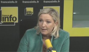 Marine Le Pen estime que la proposition de Sarkozy sur un Schengen 2 est «presque ridicule»