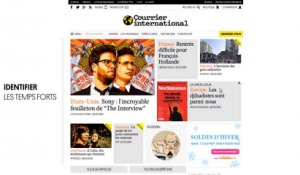 Présentation du nouveau site de Courrier International