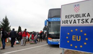 Près de 10 000 migrants sont arrivés en Croatie vendredi, un record