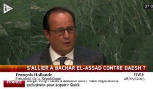 Intervention en Syrie : Hollande s'oppose à la Russie et exclut al-Assad