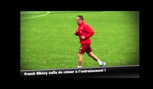 Bayern : Franck Ribéry est de retour !