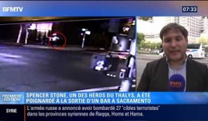 BFM TV : l'agression de Spencer Stone le héros du Thalys en vidéo