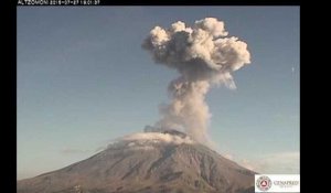 Mexique : nouvelle éruption du volcan Popocateptl
