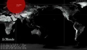 Une vidéo cartographie les 2 153 explosions de bombes nucléaires de l'Histoire