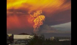 La vidéo de l'éruption du volcan Calbuco au Chili