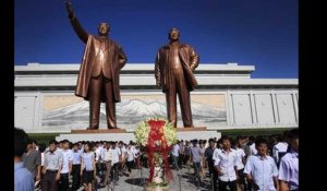 Les Nord-Coréens célèbre le XXIe anniversaire de la mort de Kim Il-sung