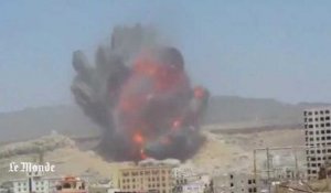 Vidéo : explosion dévastatrice à Sanaa