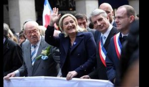 Le FN défile à Paris et appelle son électorat à se mobiliser pour les Européennes