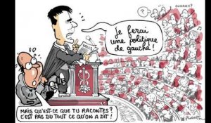 Le Plantu du mois : amours et désamours de Valls et Hollande
