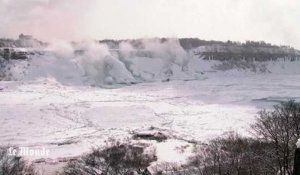 Les chutes du Niagara fument de froid