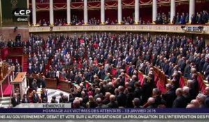 Minute de silence puis Marseillaise à l'Assemblée Nationale