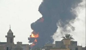 Libye : l'incendie d'une immense citerne menace Tripoli