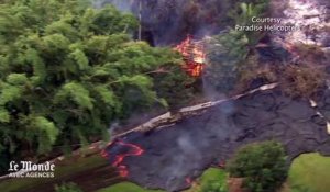 A Hawaï, de la lave incandescente menace des habitations