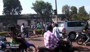Burkina Faso : les images du Parlement incendié