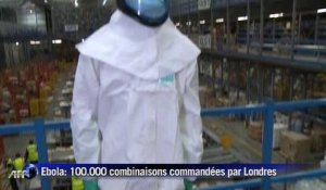 Ebola : 100 000 combinaisons fabriquées au Royaume-Uni