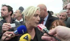 Marine Le Pen dénonce la situation à Calais
