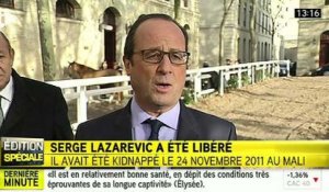 Serge Lazarevic "est libre"