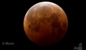 Une "Blood moon" filmée en time-lapse par la Nasa