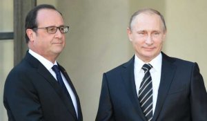 Hollande et Poutine tentent de s'accorder sur une stratégie en Syrie