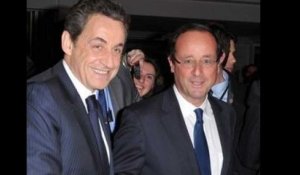 Sarkozy et Hollande : une poignée de main et des arrière-pensées
