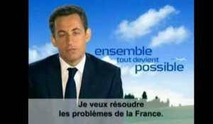 Spot de campagne de Nicolas Sarkozy