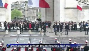 François Hollande préside les cérémonies du 8 mai