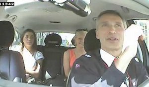 Le premier ministre norvégien joue les chauffeurs de taxi