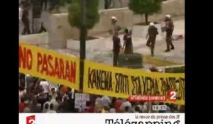 Télézapping : Grèce : "Protester et s'unir"