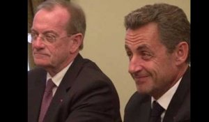 Nicolas Sarkozy rend une visite de courtoisie à Vladimir Poutine