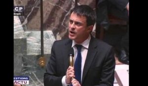 Valls tacle l'UMP : "Le retour du terrorisme, c'est vous"