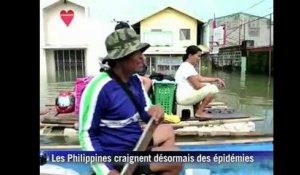 Inondées, les Philippines craignent de nouvelles pluies et des épidémies