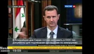 Armes chimiques : Assad pose ses conditions