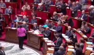  Ayrault condamne le racisme envers Taubira, les députés PS debout
