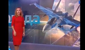 Pour cette miss météo russe, le mois d'octobre est "idéal" pour bombarder la Syrie