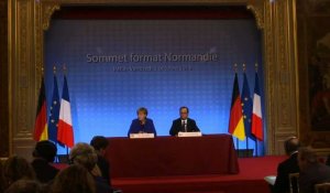 Syrie: convergence de vue entre Merkel et Hollande