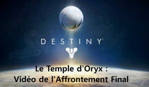 Destiny : Zone de Ténèbres de la mission "Le Temple d'Oryx"