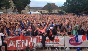 Euro 2016 : clapping géant au château de Caen