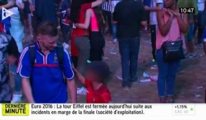 L'image du jour : un jeune supporter portugais console un français en larmes