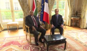 Le président sud-africain en visite d'Etat en France