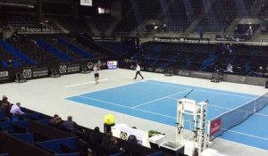 Tennis - Open 13 : Benoît Paire à l'entraînement